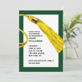 Uitnodigingen van de Groene Graduation Party (Staand voorkant)