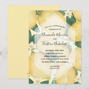 Uitnodigingen van de groene partij Lemons