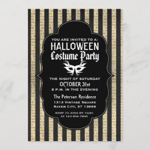 Uitnodigingen van de  Grunge Halloween Costume Par