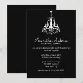 Uitnodigingen van de handelier Bachelorette (Voorkant / Achterkant)