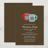 Uitnodigingen van de hete Cacao-feestdag (Voorkant / Achterkant)