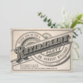 Uitnodigingen van de hoogste  Pensioenpartij (Staand voorkant)