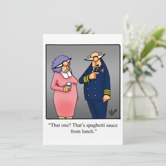 Uitnodigingen van de Humor van de partij voor mili (Staand voorkant)