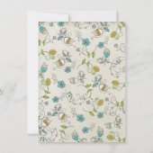 Uitnodigingen van de Italiaanse toren van Pisa Bri (Achterkant)