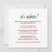 Uitnodigingen van de jaarlijkse "Buurvakantie" (Achterkant)