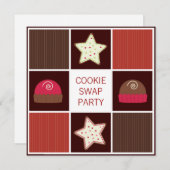 Uitnodigingen van de jaarlijkse vakantie-Koekjespa (Voorkant / Achterkant)