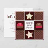 Uitnodigingen van de jaarlijkse vakantie-Koekjespa (Voorkant / Achterkant)