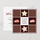 Uitnodigingen van de jaarlijkse vakantie-Koekjespa (Voorkant / Achterkant)