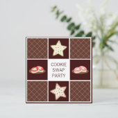 Uitnodigingen van de jaarlijkse vakantie-Koekjespa (Staand voorkant)