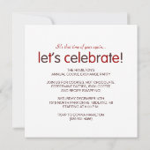 Uitnodigingen van de jaarlijkse vakantie-Koekjespa (Achterkant)