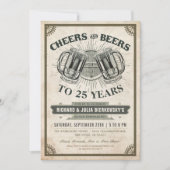 Uitnodigingen van de Jubileum | Kaas en bier (Voorkant)