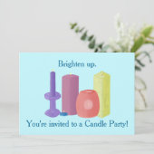 Uitnodigingen van de Kandle Partij voor Kaarten (Staand voorkant)