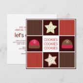 Uitnodigingen van de Kerst Koekjespartij van de Ui (Voorkant / Achterkant)