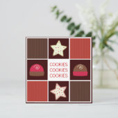 Uitnodigingen van de Kerst Koekjespartij van de Ui (Staand voorkant)