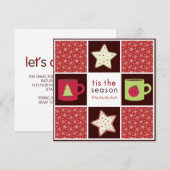 Uitnodigingen van de Kerst Koekjespartij van de Ui (Voorkant / Achterkant)