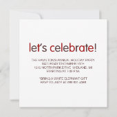 Uitnodigingen van de Kerst Koekjespartij van de Ui (Achterkant)