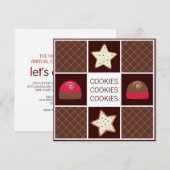 Uitnodigingen van de Kerst Koekjespartij van de Ui (Voorkant / Achterkant)