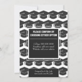 Uitnodigingen van de Klassieke Black & White Gradu (Achterkant)