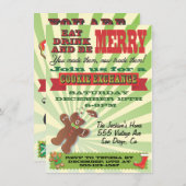 Uitnodigingen van de Koekjespartij (Voorkant / Achterkant)