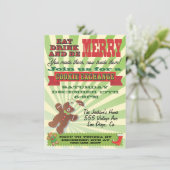 Uitnodigingen van de Koekjespartij (Staand voorkant)