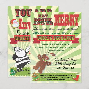 Uitnodigingen van de Koekjespartij