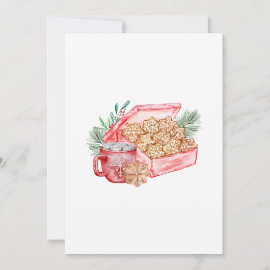 Uitnodigingen van de Koekjespartij van de Vakantie (Achterkant)