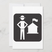 Uitnodigingen van de leider van de scout (Voorkant)