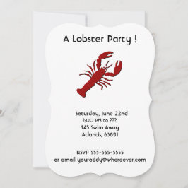 Uitnodigingen van de Lobster Party