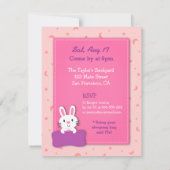 Uitnodigingen van de Meisjes Slumber Birthday (Achterkant)