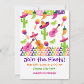 Uitnodigingen van de Mexicaanse partij Sombrero Sa (Voorkant)