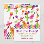 Uitnodigingen van de Mexicaanse partij Sombrero Sa (Voorkant / Achterkant)