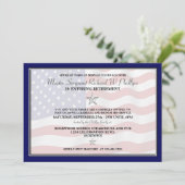 Uitnodigingen van de militaire aftredingspartij (Staand voorkant)