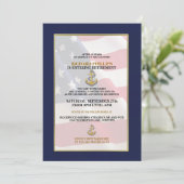 Uitnodigingen van de militaire aftredingspartij (Staand voorkant)