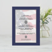 Uitnodigingen van de militaire aftredingspartij (Staand voorkant)