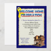 Uitnodigingen van de militaire thuispartij (Voorkant / Achterkant)