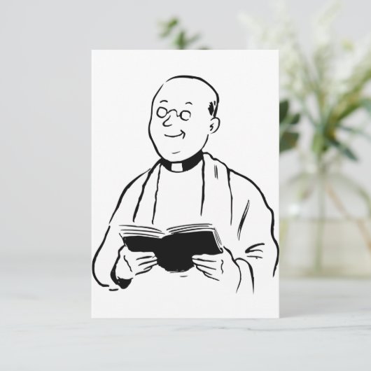 Uitnodigingen van de minister van Kerk (Staand voorkant)