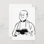 Uitnodigingen van de minister van Kerk (Voorkant / Achterkant)