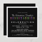 Uitnodigingen van de moderne classy Housewarming P (Voorkant / Achterkant)