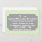 Uitnodigingen van de moderne partij voor de opwarm (Voorkant / Achterkant)