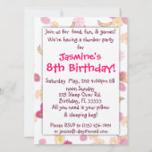  uitnodigingen van de Monkey Slumber Party (Achterkant)