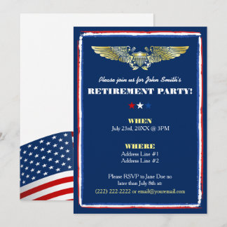 Uitnodigingen van de Naval Air Force Retirement Pa