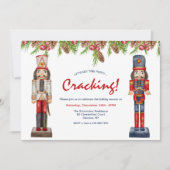 Uitnodigingen van de Nutcrackers Holiday Party (Voorkant)
