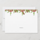 Uitnodigingen van de Nutcrackers Holiday Party (Achterkant)