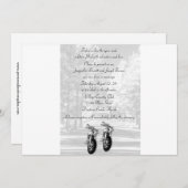 Uitnodigingen van de Open Road Motorcycle Wedding (Voorkant / Achterkant)