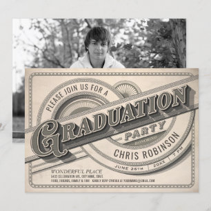Uitnodigingen van de Opperste Graduation Party Fo