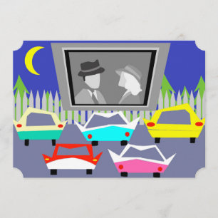 Uitnodigingen van de oude Hollywood Movie Party