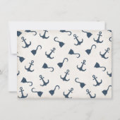 Uitnodigingen van de oude Nautical Birthday Party (Achterkant)