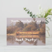 Uitnodigingen van de partij bij het vaartuig (Staand voorkant)