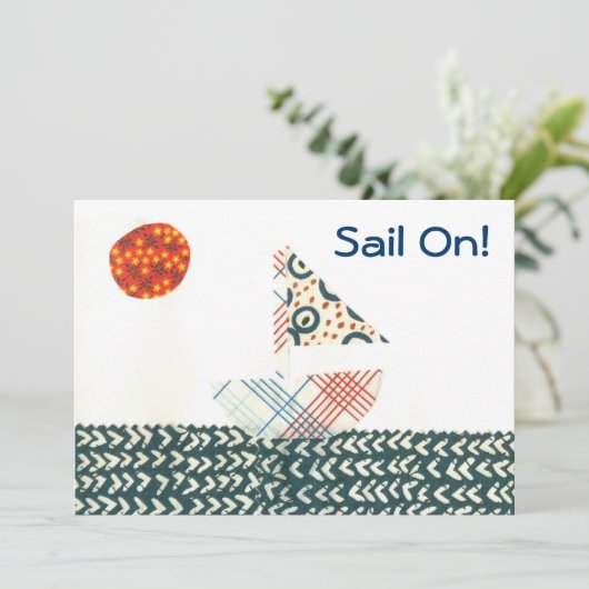 Uitnodigingen van de partij bij pensionering van S (Staand voorkant)