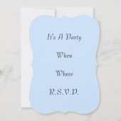 Uitnodigingen van de partij Blue Dragon door Renee (Achterkant)